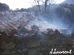  toiture du caseddu (sechoir) fumant